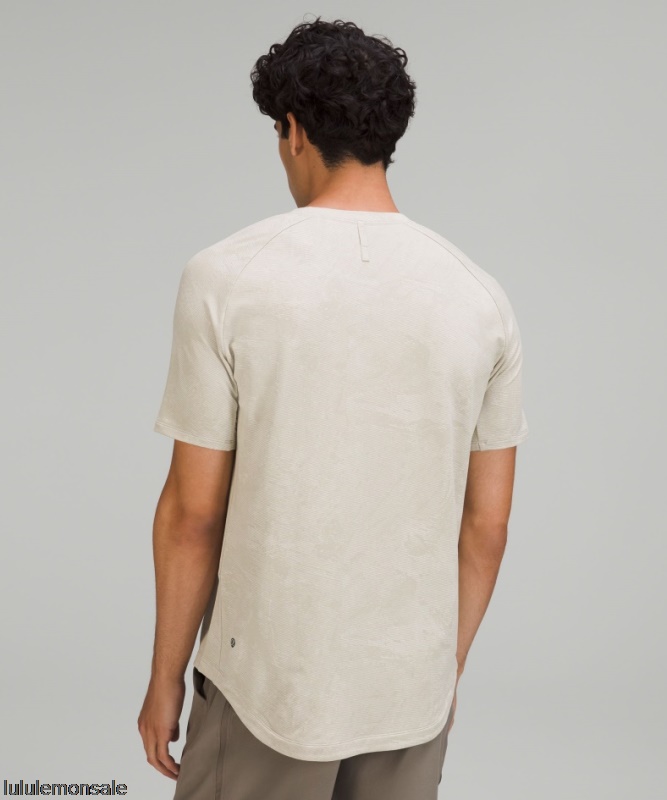 Lululemon Deutschland DELULU806 | Marmorkarte Drysense Training Kurzarmshirt
